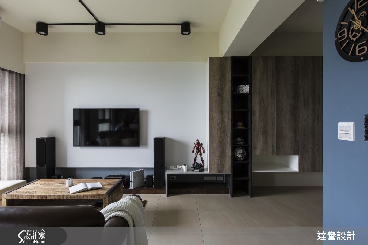 30坪新成屋(5年以下)＿工業風客廳案例圖片＿達譽設計＿達譽_21之19