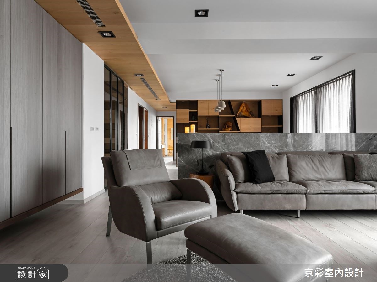 65坪新成屋(5年以下)＿混搭風客廳走廊案例圖片＿京彩室內設計有限公司＿京彩_01之2