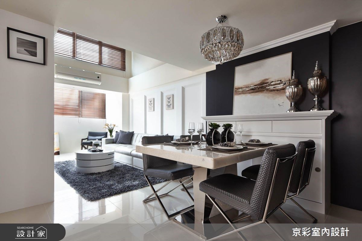 40坪老屋(16~30年)＿新古典客廳餐廳案例圖片＿京彩室內設計有限公司＿京彩_03之7