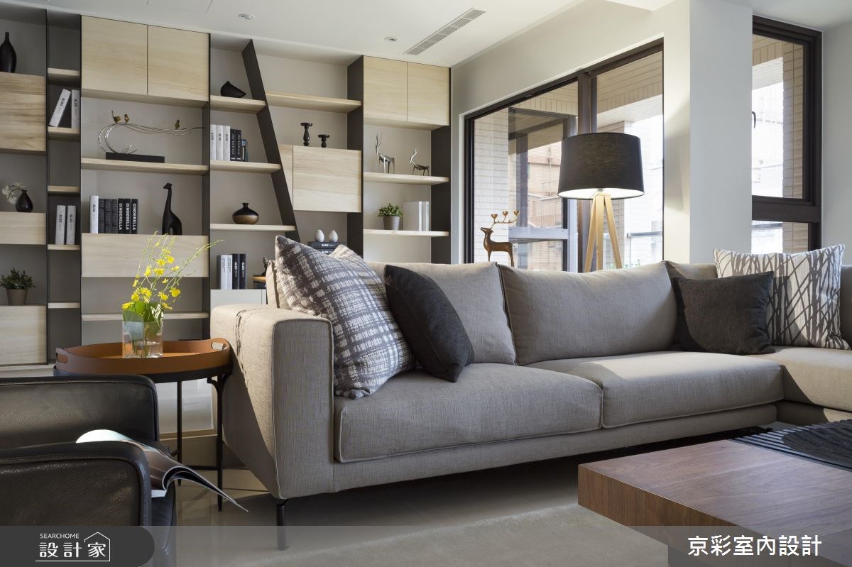 40坪新成屋(5年以下)＿現代風客廳書房案例圖片＿京彩室內設計有限公司＿京彩_06之3