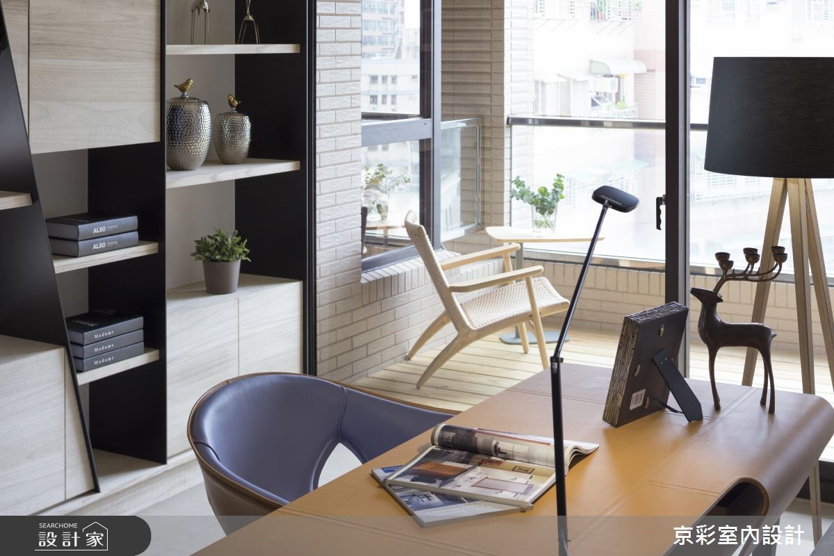 40坪新成屋(5年以下)＿現代風書房案例圖片＿京彩室內設計有限公司＿京彩_06之6