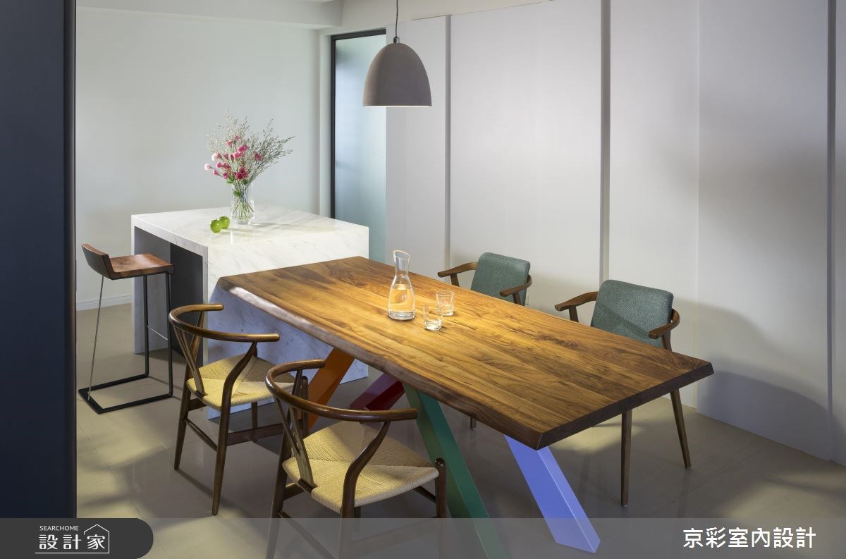 40坪新成屋(5年以下)＿現代風餐廳吧檯案例圖片＿京彩室內設計有限公司＿京彩_06之9