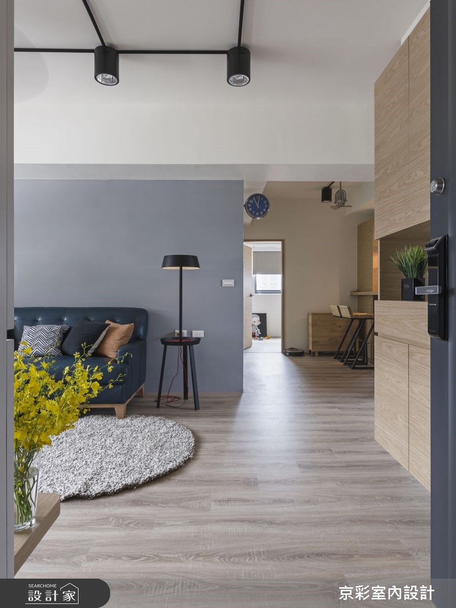 30坪中古屋(5~15年)＿工業風客廳案例圖片＿京彩室內設計有限公司＿京彩_07之1