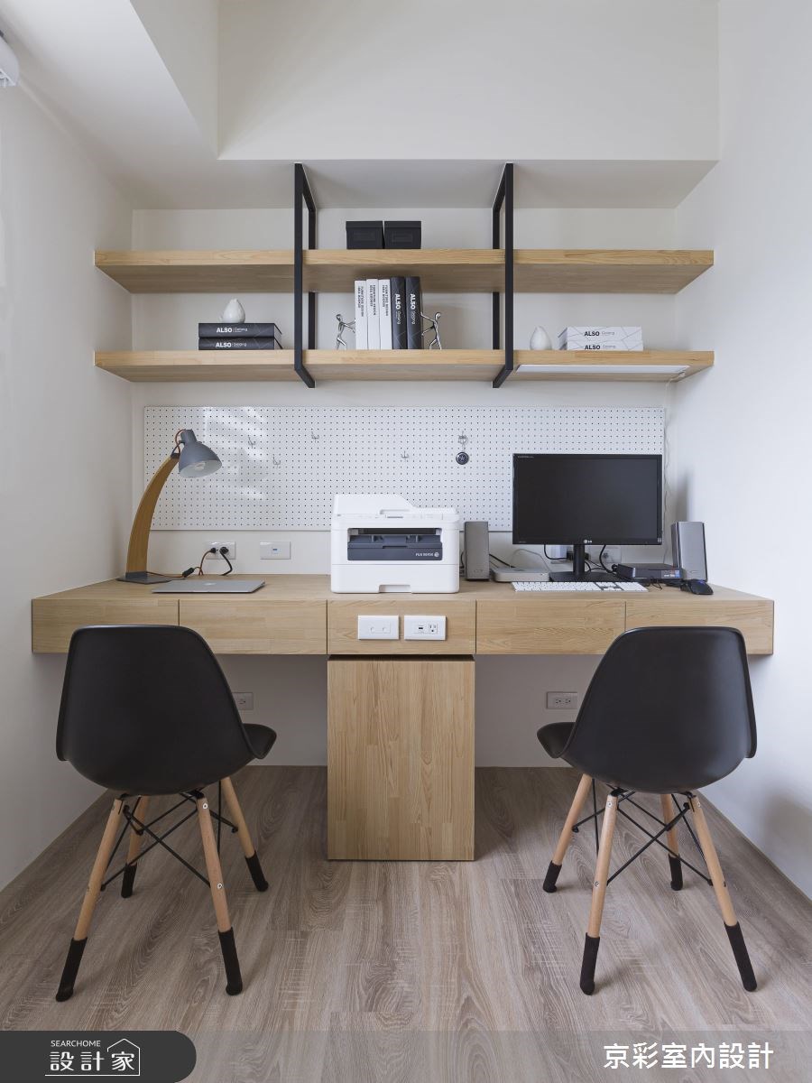30坪中古屋(5~15年)＿工業風書房案例圖片＿京彩室內設計有限公司＿京彩_07之9
