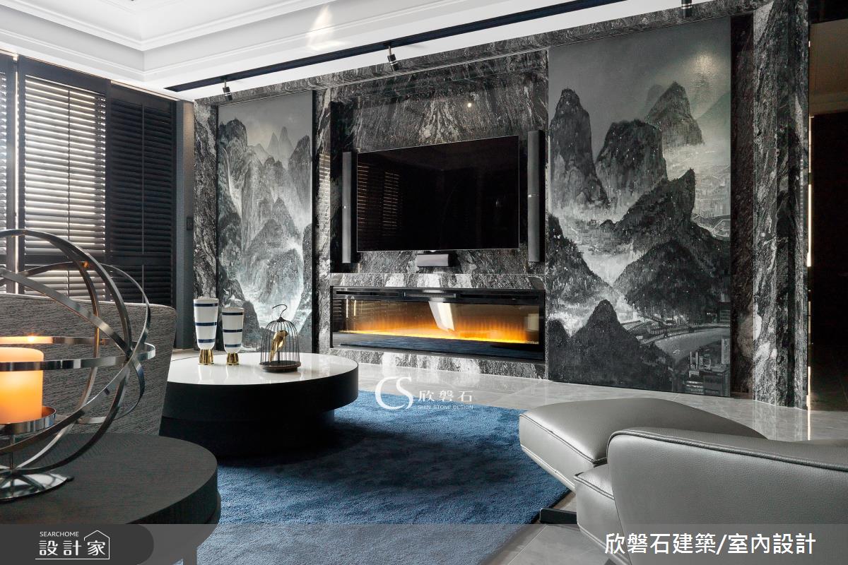 75坪新成屋(5年以下)＿奢華風案例圖片＿欣磐石建築.空間規劃事務所＿欣磐石_38-音悅廳之4