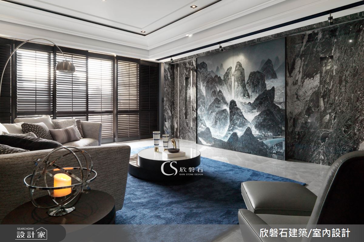 75坪新成屋(5年以下)＿奢華風案例圖片＿欣磐石建築.空間規劃事務所＿欣磐石_38-音悅廳之3