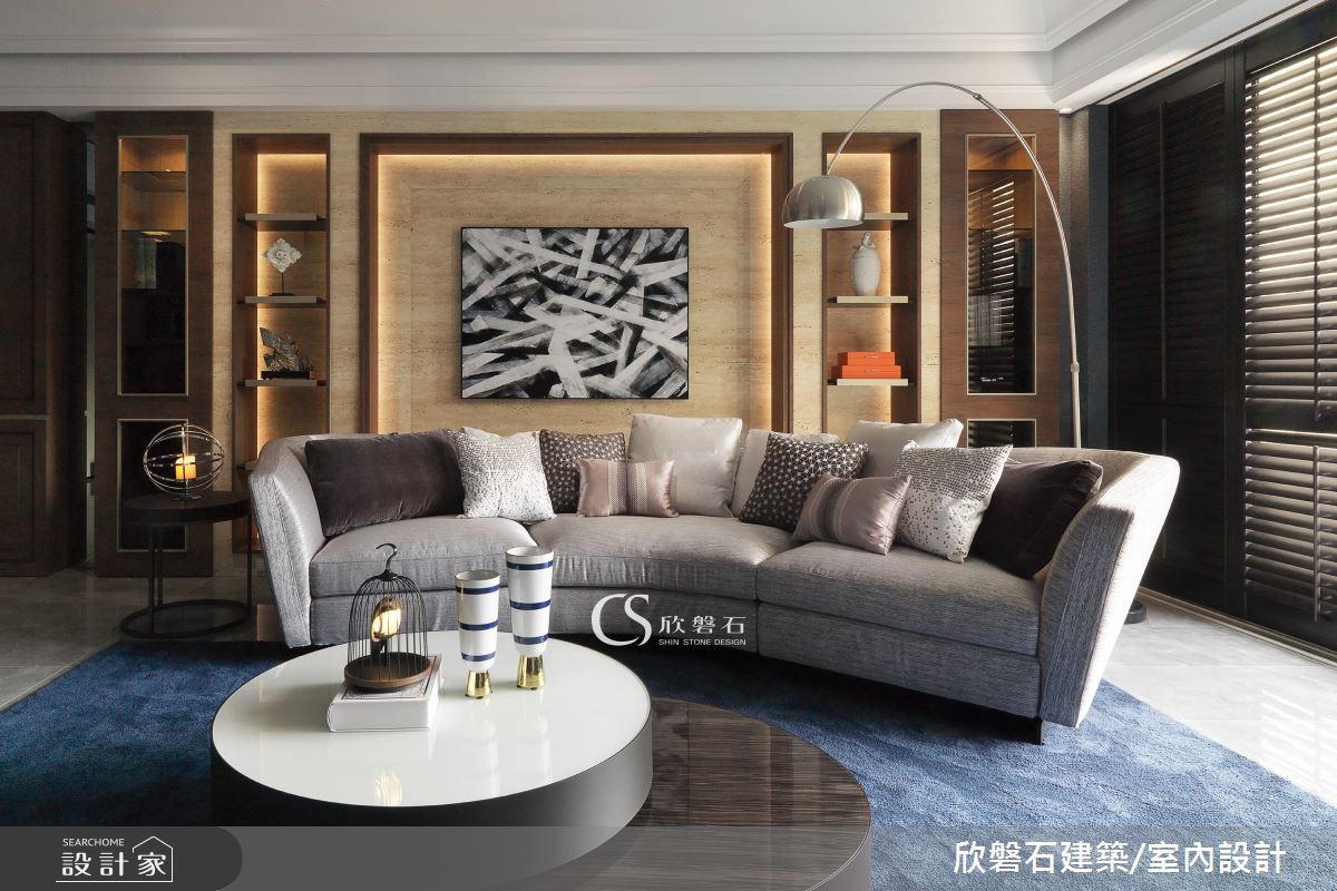 75坪新成屋(5年以下)＿奢華風案例圖片＿欣磐石建築.空間規劃事務所＿欣磐石_38-音悅廳之7