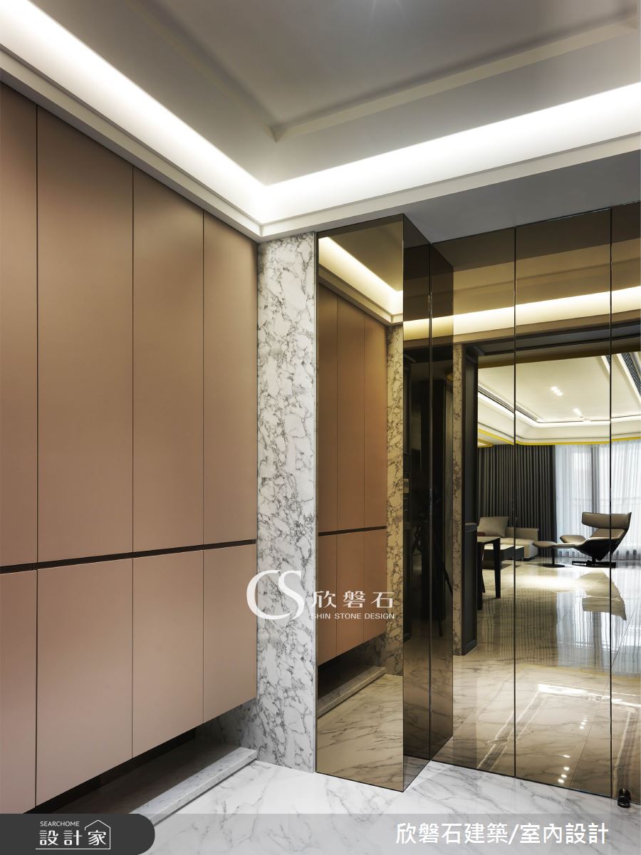 90坪新成屋(5年以下)＿新古典玄關案例圖片＿欣磐石建築.空間規劃事務所＿欣磐石_50-台中帝寶之1