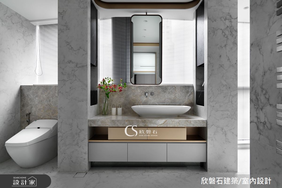 92坪新成屋(5年以下)＿現代風浴室案例圖片＿欣磐石建築.空間規劃事務所＿欣磐石_61-寶輝秋紅谷III之18