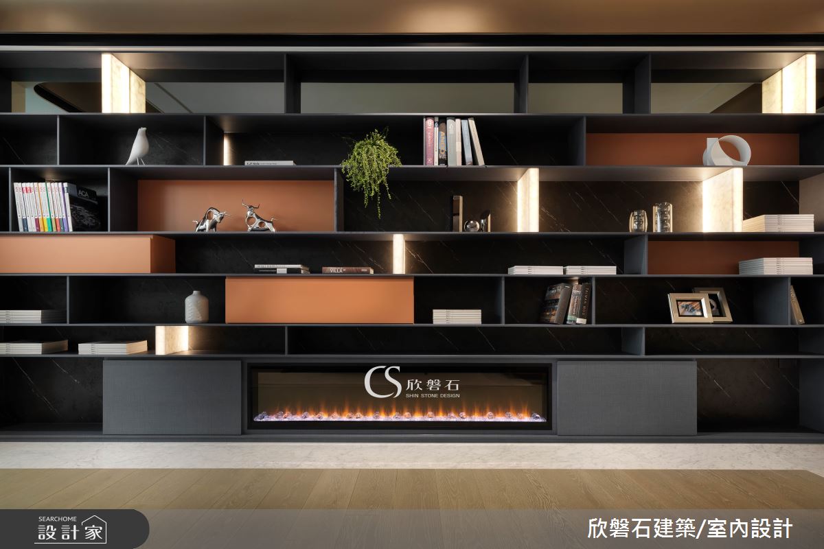 92坪新成屋(5年以下)＿現代風客廳案例圖片＿欣磐石建築.空間規劃事務所＿欣磐石_61-寶輝秋紅谷III之5