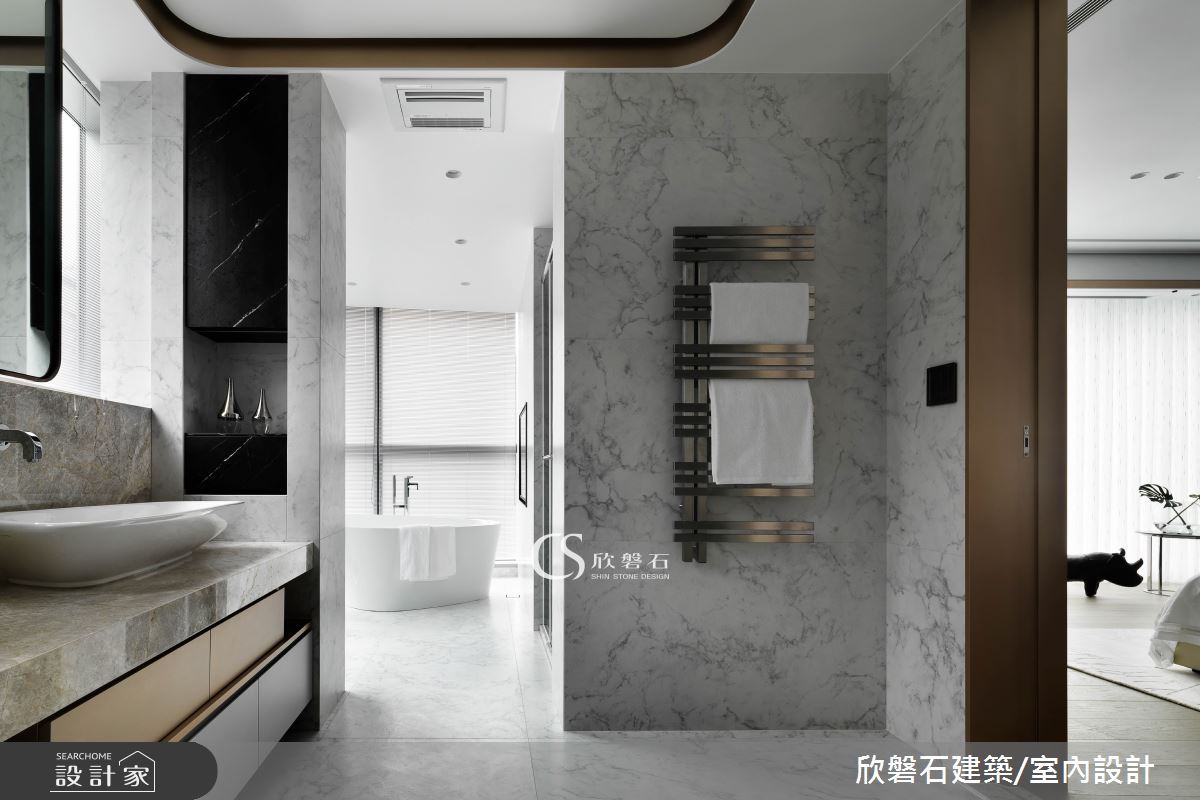 92坪新成屋(5年以下)＿現代風浴室案例圖片＿欣磐石建築.空間規劃事務所＿欣磐石_61-寶輝秋紅谷III之19