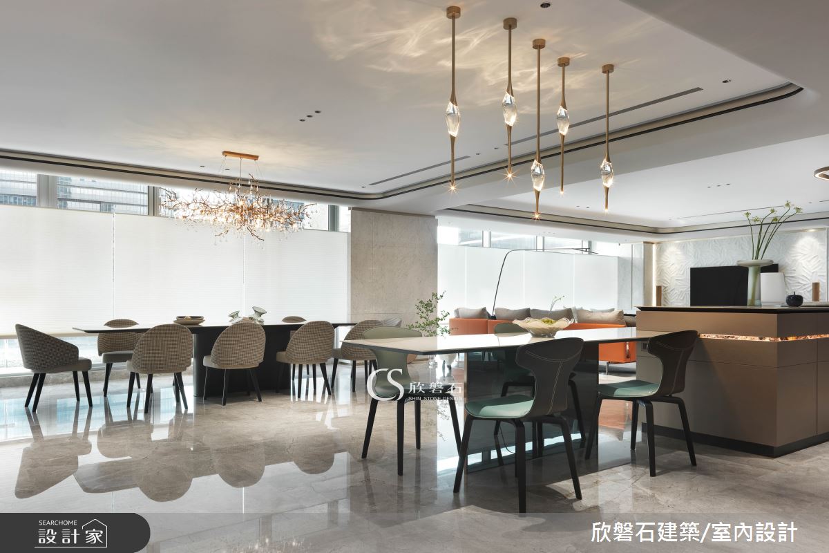 97坪毛胚屋＿現代風客廳餐廳案例圖片＿欣磐石建築.空間規劃事務所＿欣磐石_66-寶輝秋紅谷IV之7