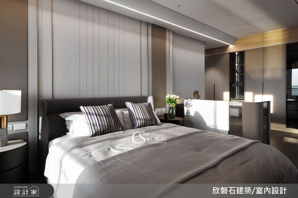 52坪新成屋(5年以下)＿現代風臥室案例圖片＿欣磐石建築.空間規劃事務所＿欣磐石_67-沐光之5