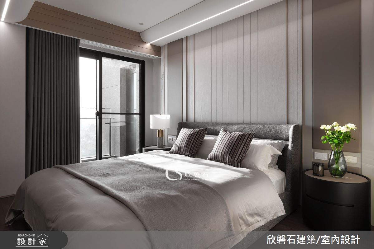 52坪新成屋(5年以下)＿現代風臥室案例圖片＿欣磐石建築.空間規劃事務所＿欣磐石_67-沐光之6
