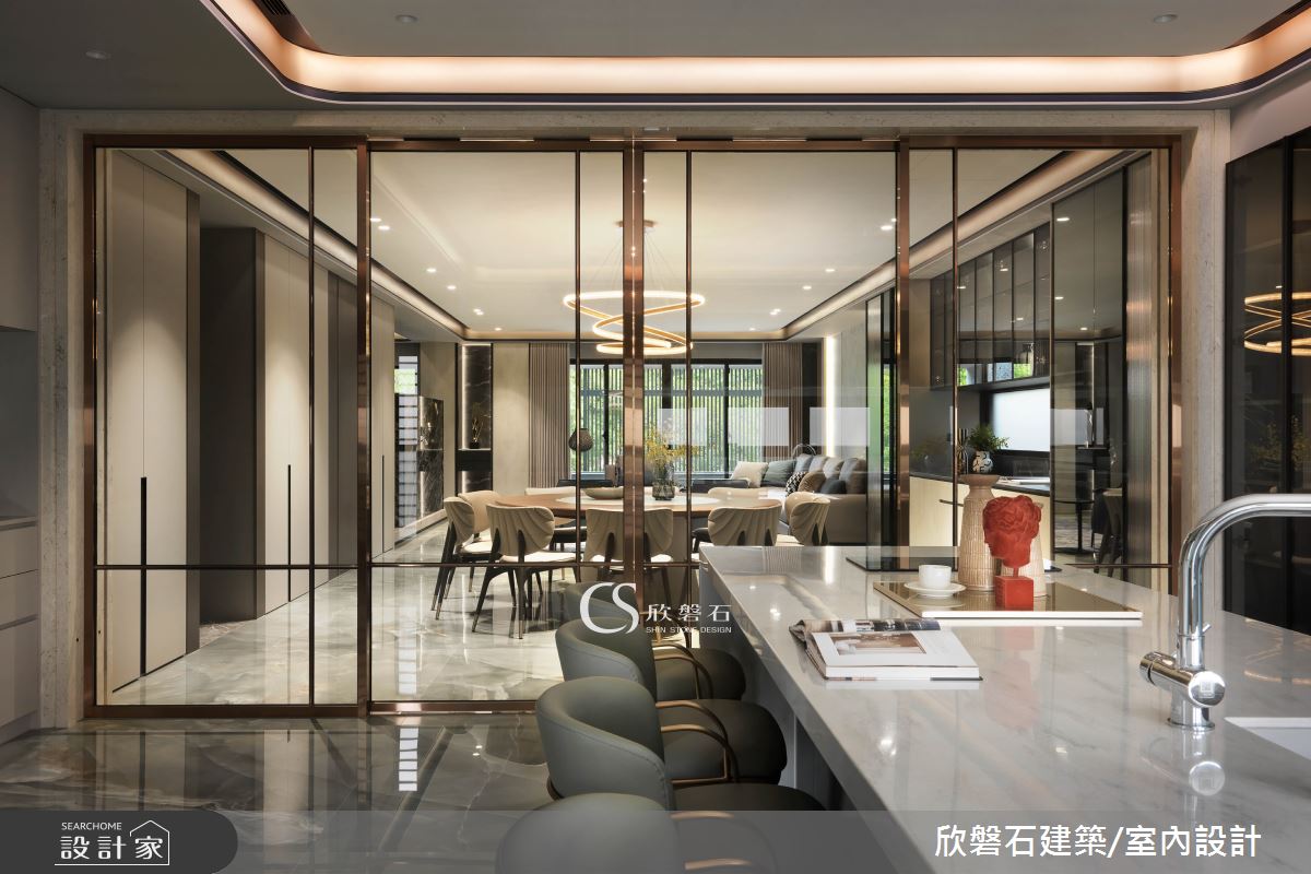 211坪新成屋(5年以下)＿現代風吧檯中島案例圖片＿欣磐石建築.空間規劃事務所＿欣磐石_71-自地自建 福星段 W宅之4