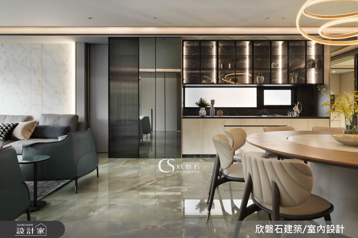 211坪新成屋(5年以下)＿現代風客廳餐廳案例圖片＿欣磐石建築.空間規劃事務所＿欣磐石_71-自地自建 福星段 W宅之2