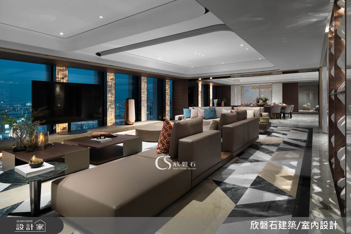 330坪毛胚屋＿奢華風客廳案例圖片＿欣磐石建築.空間規劃事務所＿欣磐石_72-聯聚瑞和之11