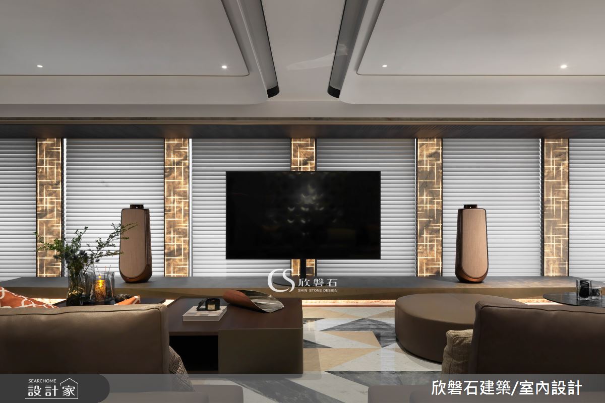 330坪毛胚屋＿奢華風客廳案例圖片＿欣磐石建築.空間規劃事務所＿欣磐石_72-聯聚瑞和之9