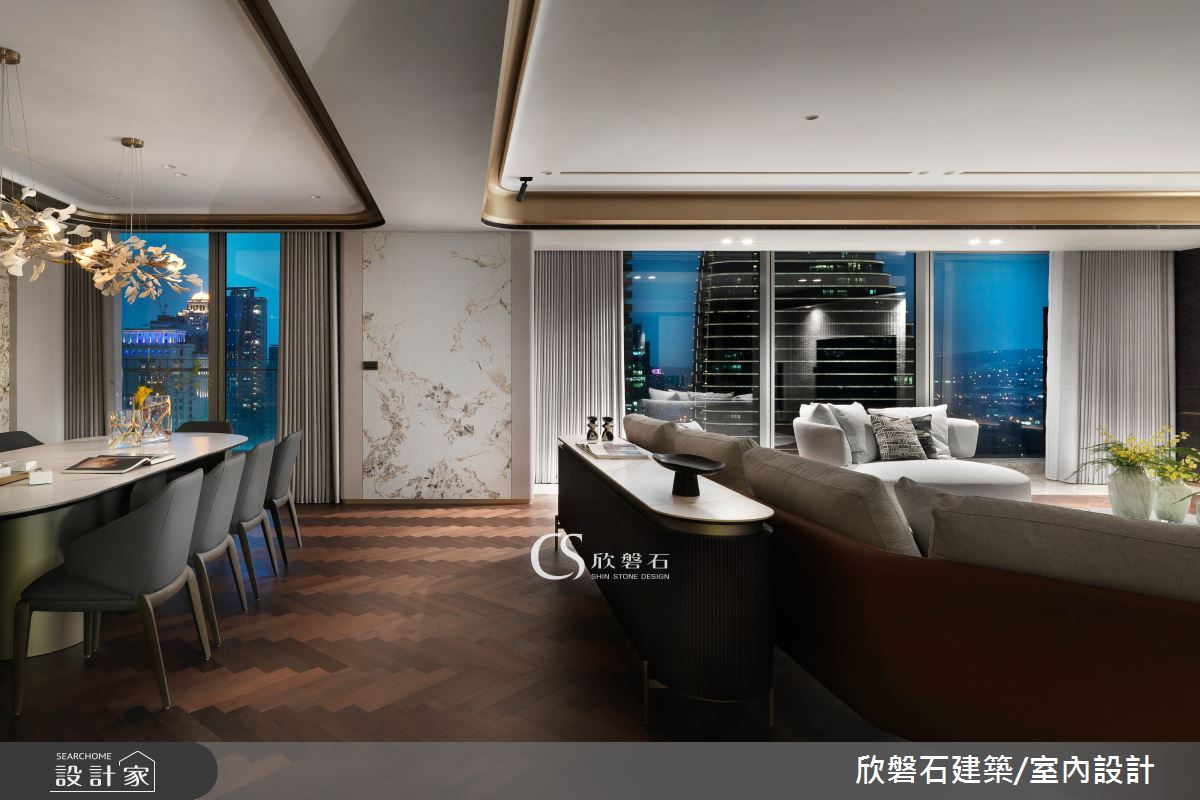 95坪毛胚屋＿混搭風客廳餐廳案例圖片＿欣磐石建築.空間規劃事務所＿欣磐石_73-寶輝秋紅谷V之2