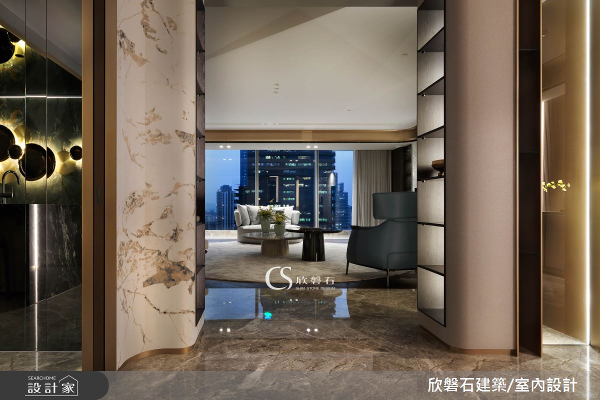 95坪毛胚屋＿混搭風玄關客廳案例圖片＿欣磐石建築.空間規劃事務所＿欣磐石_73-寶輝秋紅谷V之1