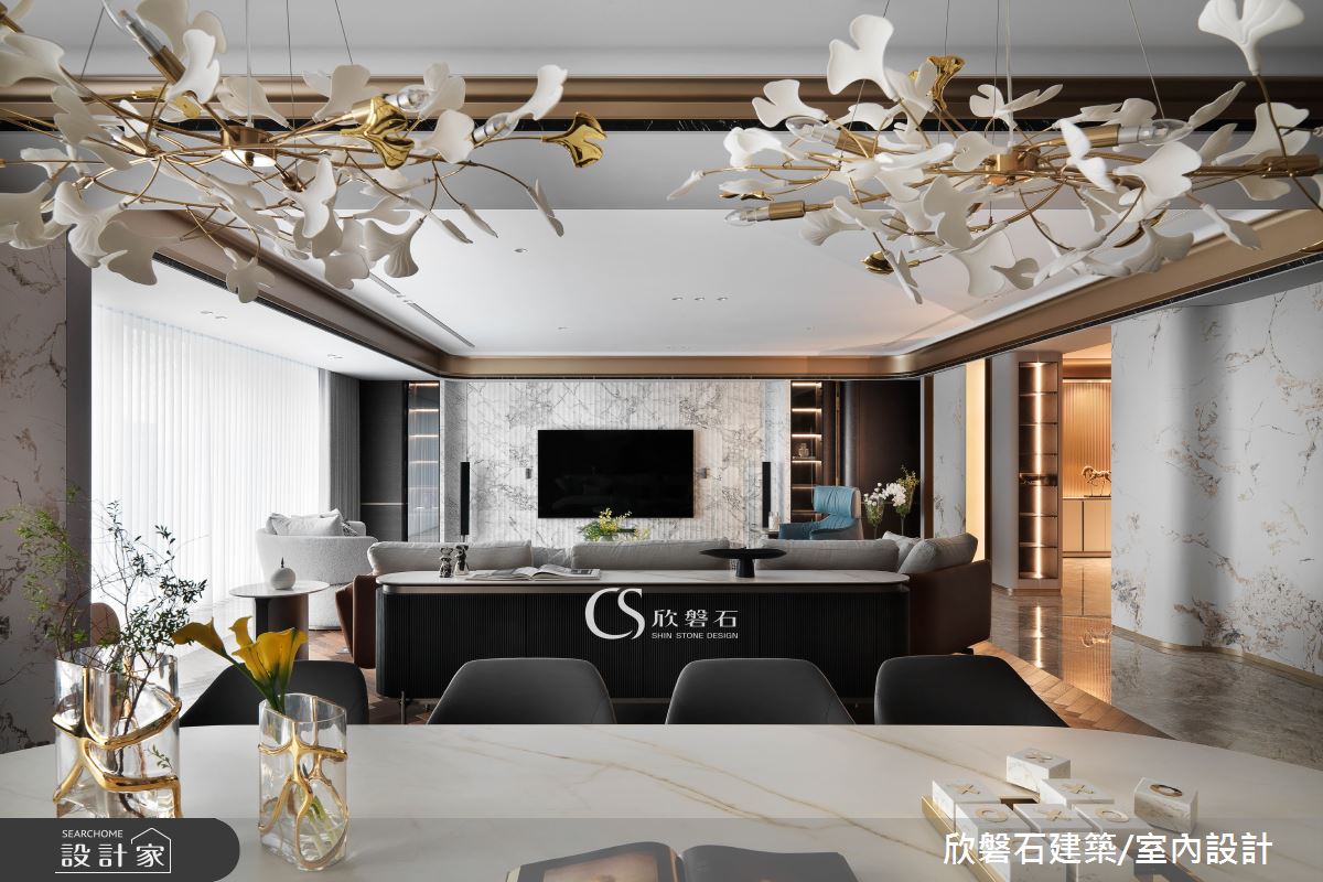 95坪毛胚屋＿混搭風客廳餐廳案例圖片＿欣磐石建築.空間規劃事務所＿欣磐石_73-寶輝秋紅谷V之6