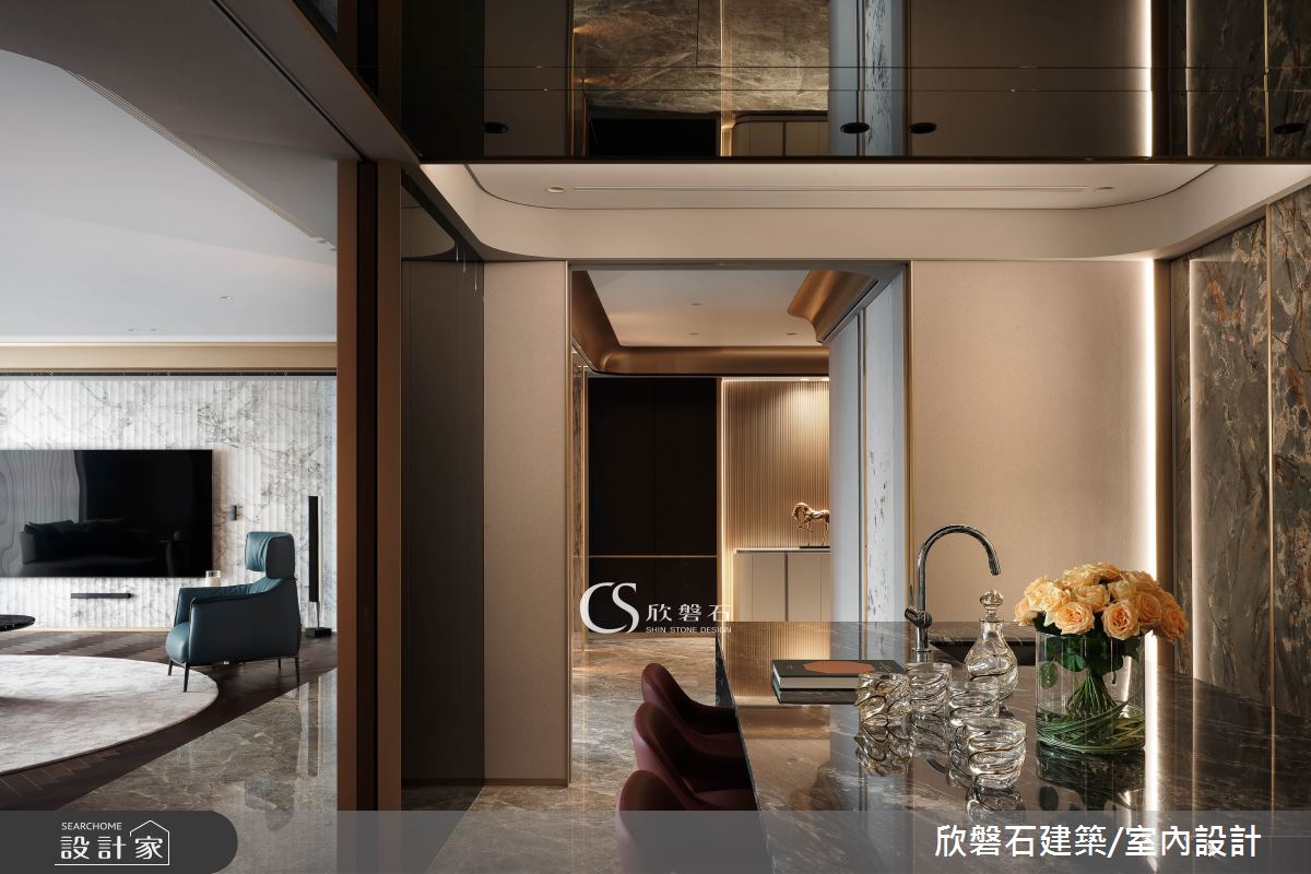 95坪毛胚屋＿混搭風客廳餐廳案例圖片＿欣磐石建築.空間規劃事務所＿欣磐石_73-寶輝秋紅谷V之10