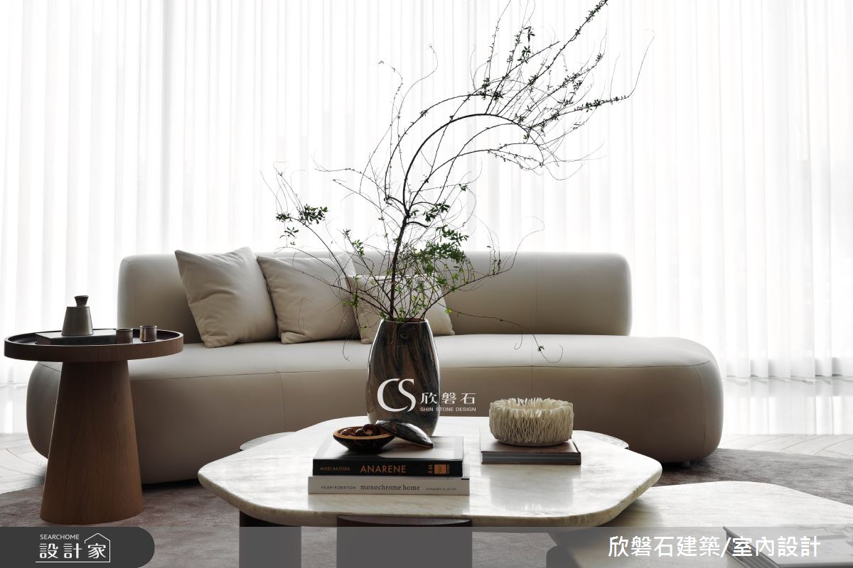 95坪毛胚屋＿混搭風客廳案例圖片＿欣磐石建築.空間規劃事務所＿欣磐石_74-寶輝秋紅谷VIII之9