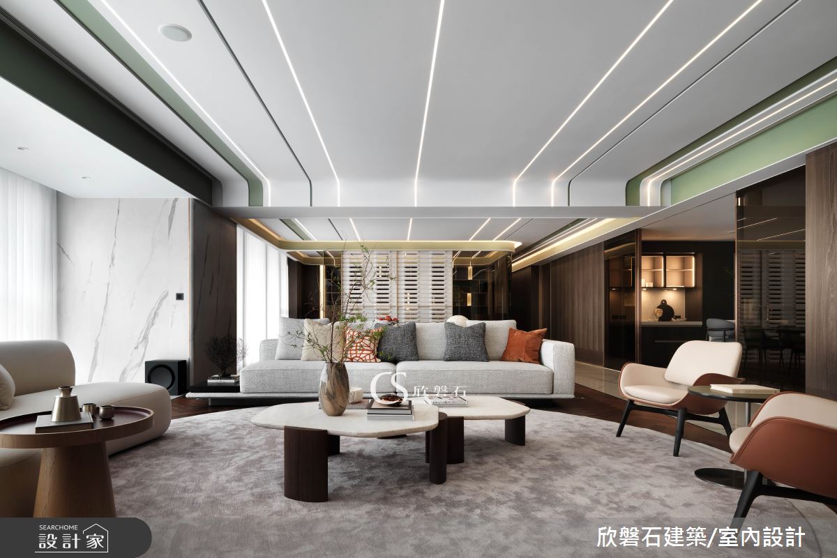 95坪毛胚屋＿混搭風客廳案例圖片＿欣磐石建築.空間規劃事務所＿欣磐石_74-寶輝秋紅谷VIII之3