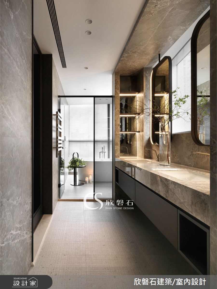 95坪毛胚屋＿混搭風浴室案例圖片＿欣磐石建築.空間規劃事務所＿欣磐石_74-寶輝秋紅谷VIII之16
