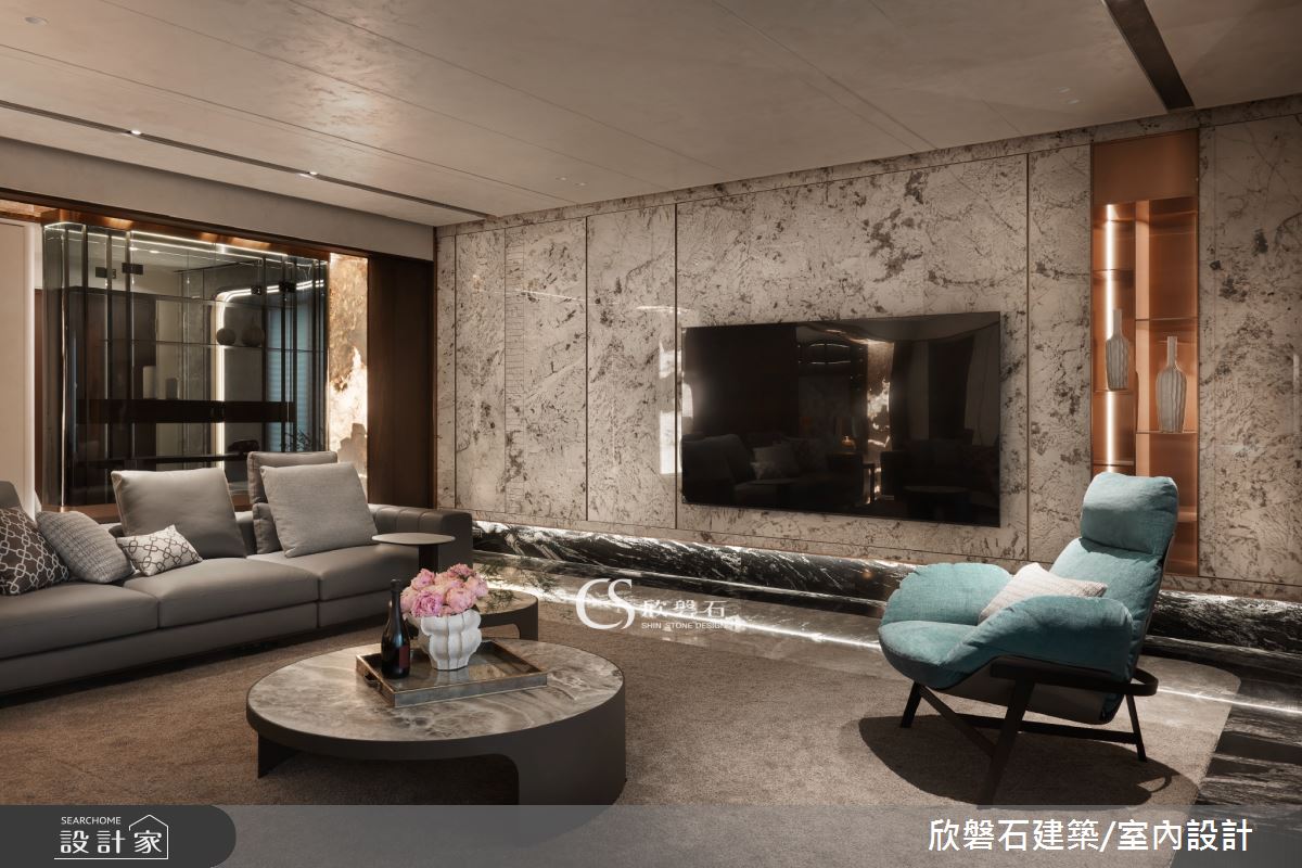 94坪毛胚屋＿現代風客廳案例圖片＿欣磐石建築.空間規劃事務所＿欣磐石_76-THE COSMOS之5