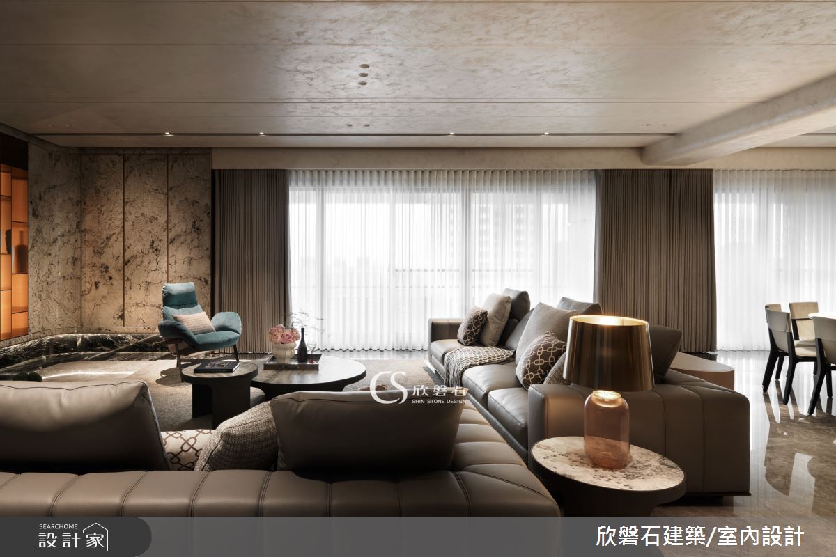 94坪毛胚屋＿現代風客廳案例圖片＿欣磐石建築.空間規劃事務所＿欣磐石_76-THE COSMOS之9