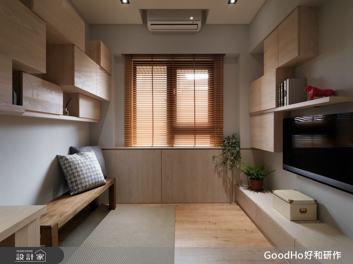 40坪新成屋(5年以下)＿現代風書房案例圖片＿好和設計＿好和_木/曦之13