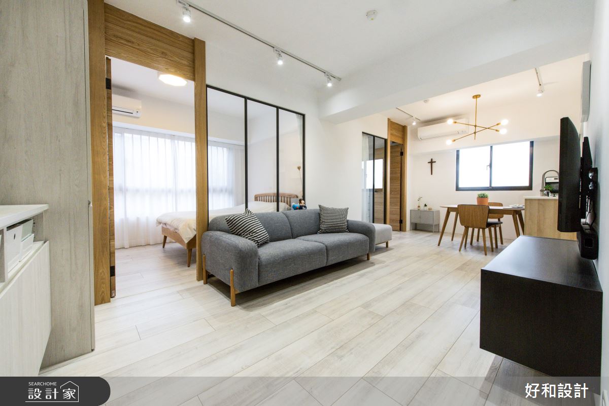 18坪老屋(16~30年)＿日式無印風客廳案例圖片＿好和設計＿好和_煦沐之4