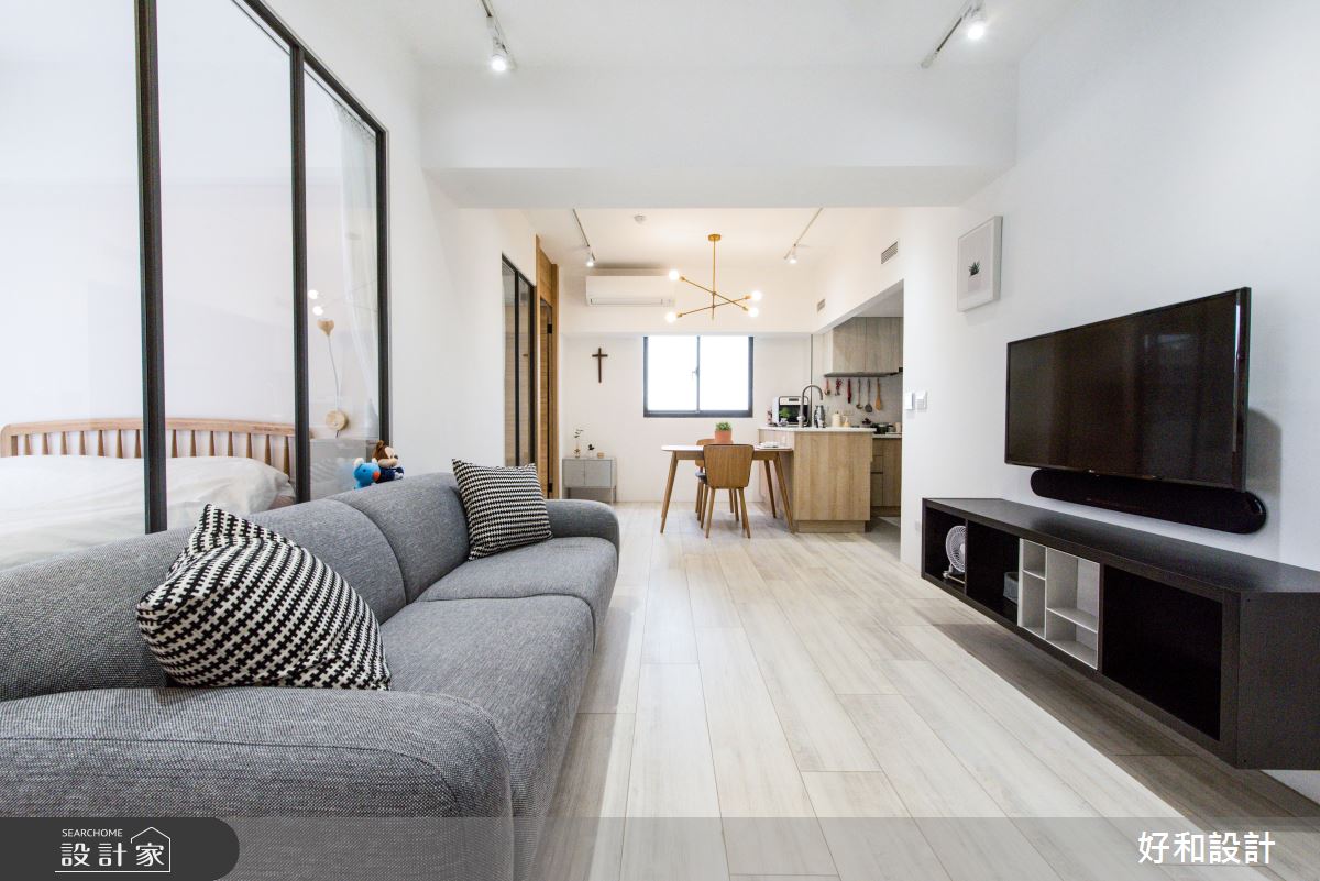 18坪老屋(16~30年)＿日式無印風客廳案例圖片＿好和設計＿好和_煦沐之2