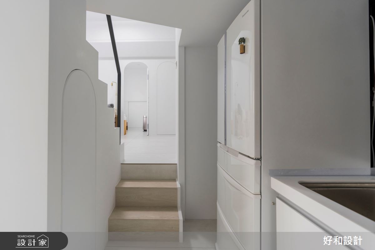 18坪新成屋(5年以下)＿現代風樓梯案例圖片＿好和設計＿好和_懷居之12