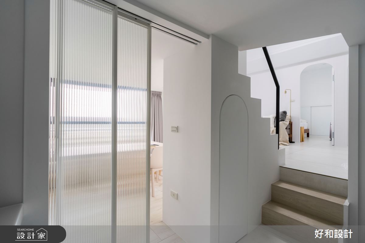 18坪新成屋(5年以下)＿現代風樓梯案例圖片＿好和設計＿好和_懷居之16