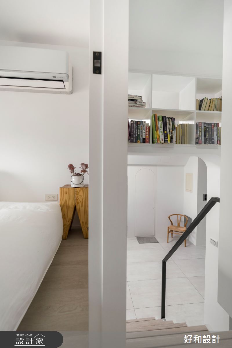 18坪新成屋(5年以下)＿現代風臥室樓梯案例圖片＿好和設計＿好和_懷居之19