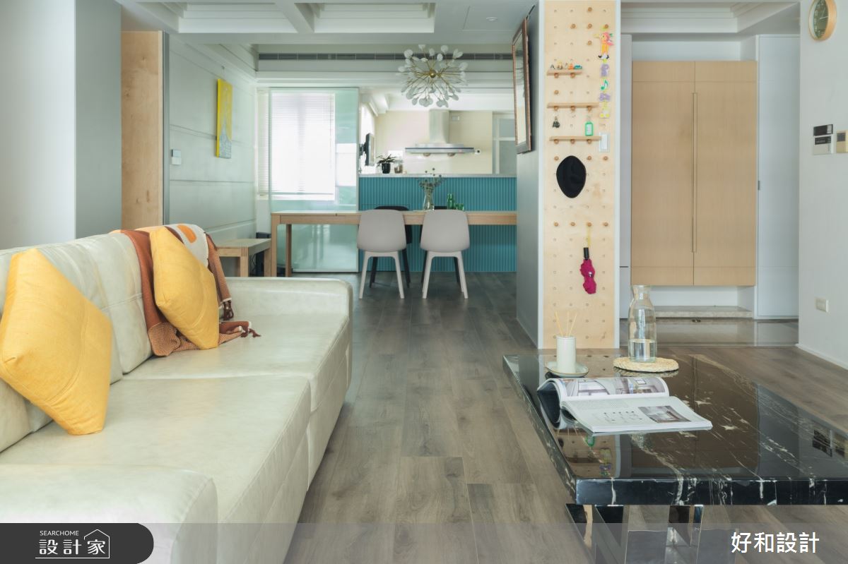 40坪老屋(31~40年)＿北歐風客廳案例圖片＿好和設計＿好和_Eden/伊甸之2