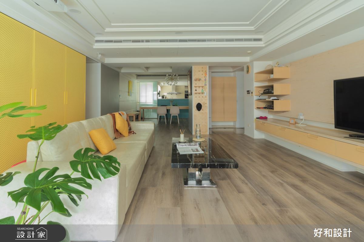 40坪老屋(31~40年)＿北歐風客廳案例圖片＿好和設計＿好和_Eden/伊甸之4