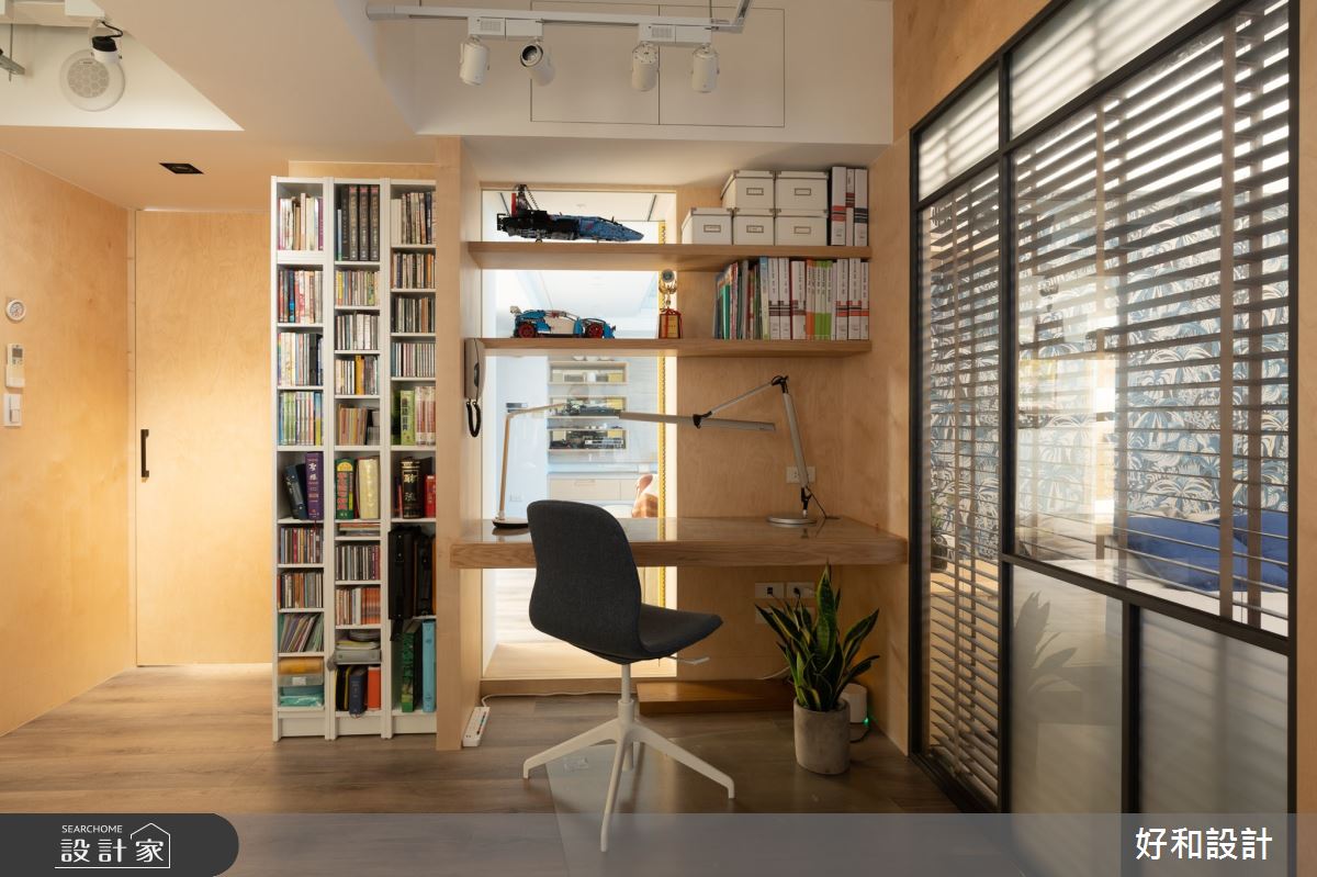 40坪老屋(31~40年)＿北歐風書房案例圖片＿好和設計＿好和_Eden/伊甸之21