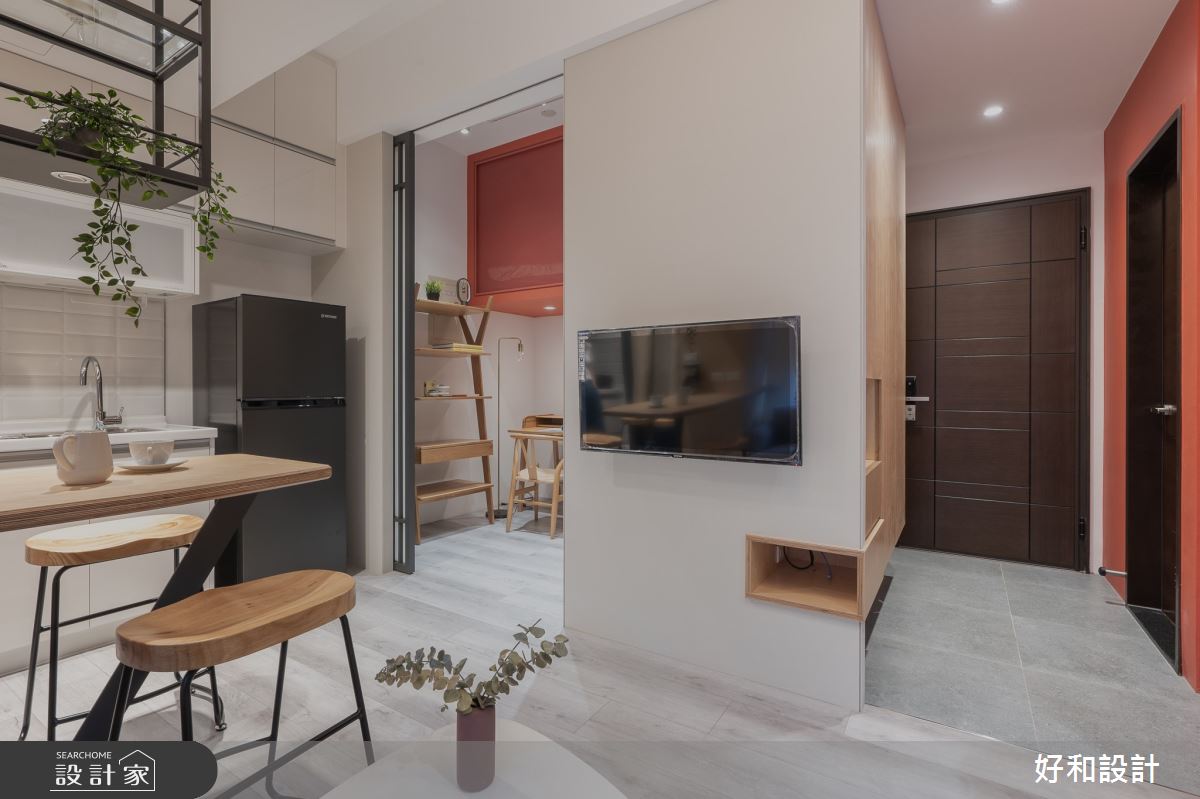 新成屋(5年以下)＿現代風玄關客廳廚房案例圖片＿好和設計＿好和_閎廬之6