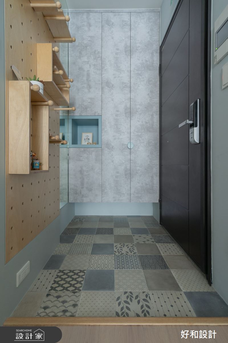 12坪新成屋(5年以下)＿北歐風玄關案例圖片＿好和設計＿好和_日日之2