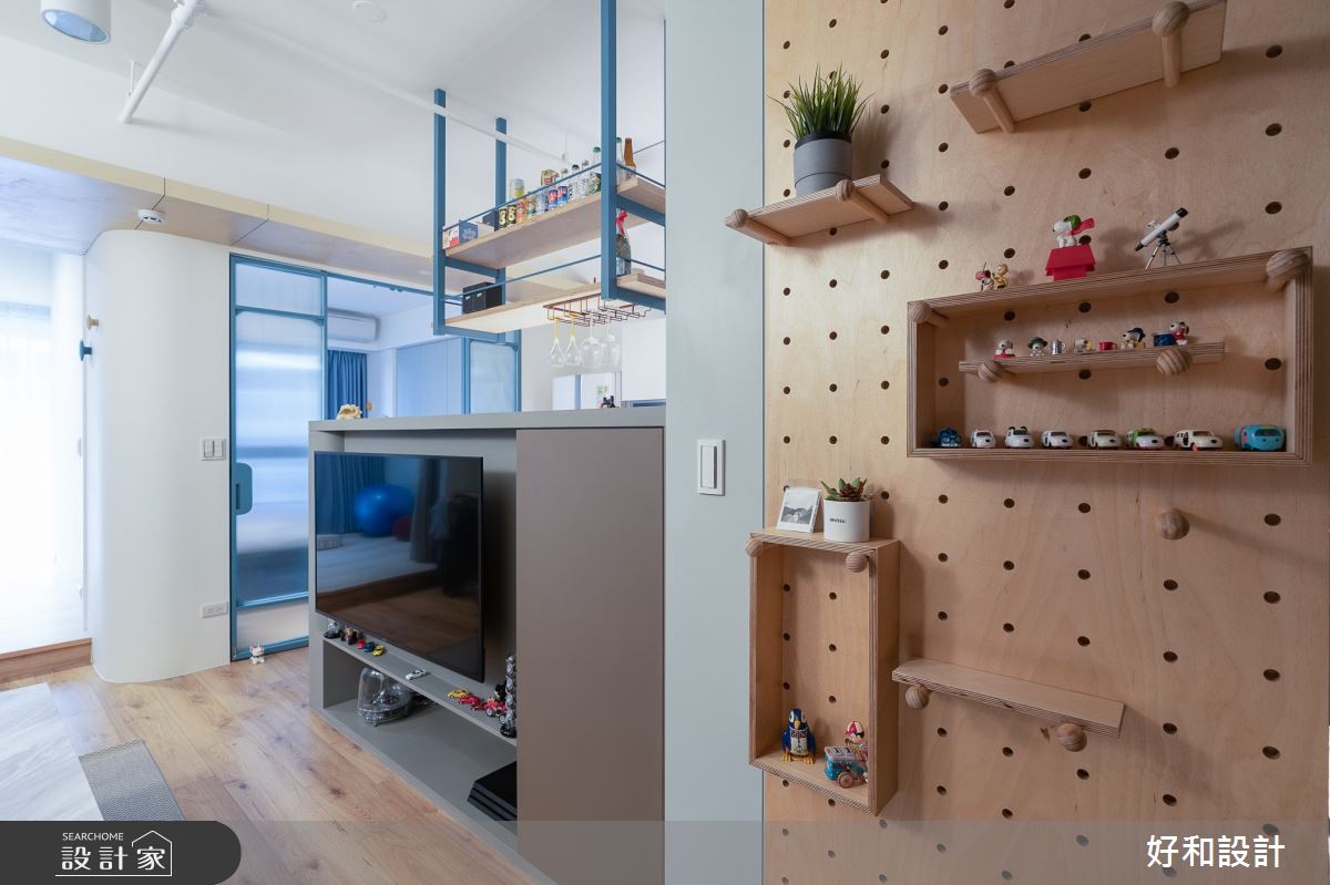 12坪新成屋(5年以下)＿北歐風玄關客廳案例圖片＿好和設計＿好和_日日之3