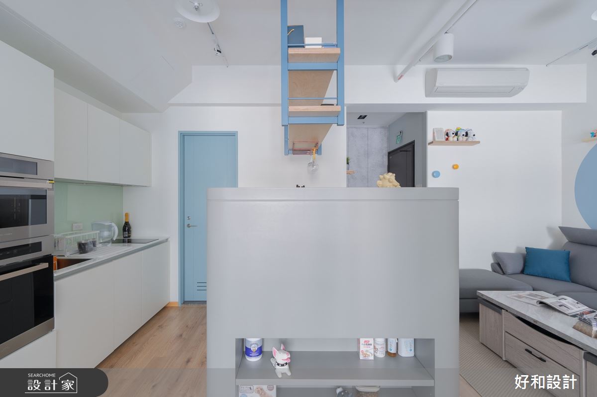 12坪新成屋(5年以下)＿北歐風客廳廚房案例圖片＿好和設計＿好和_日日之8
