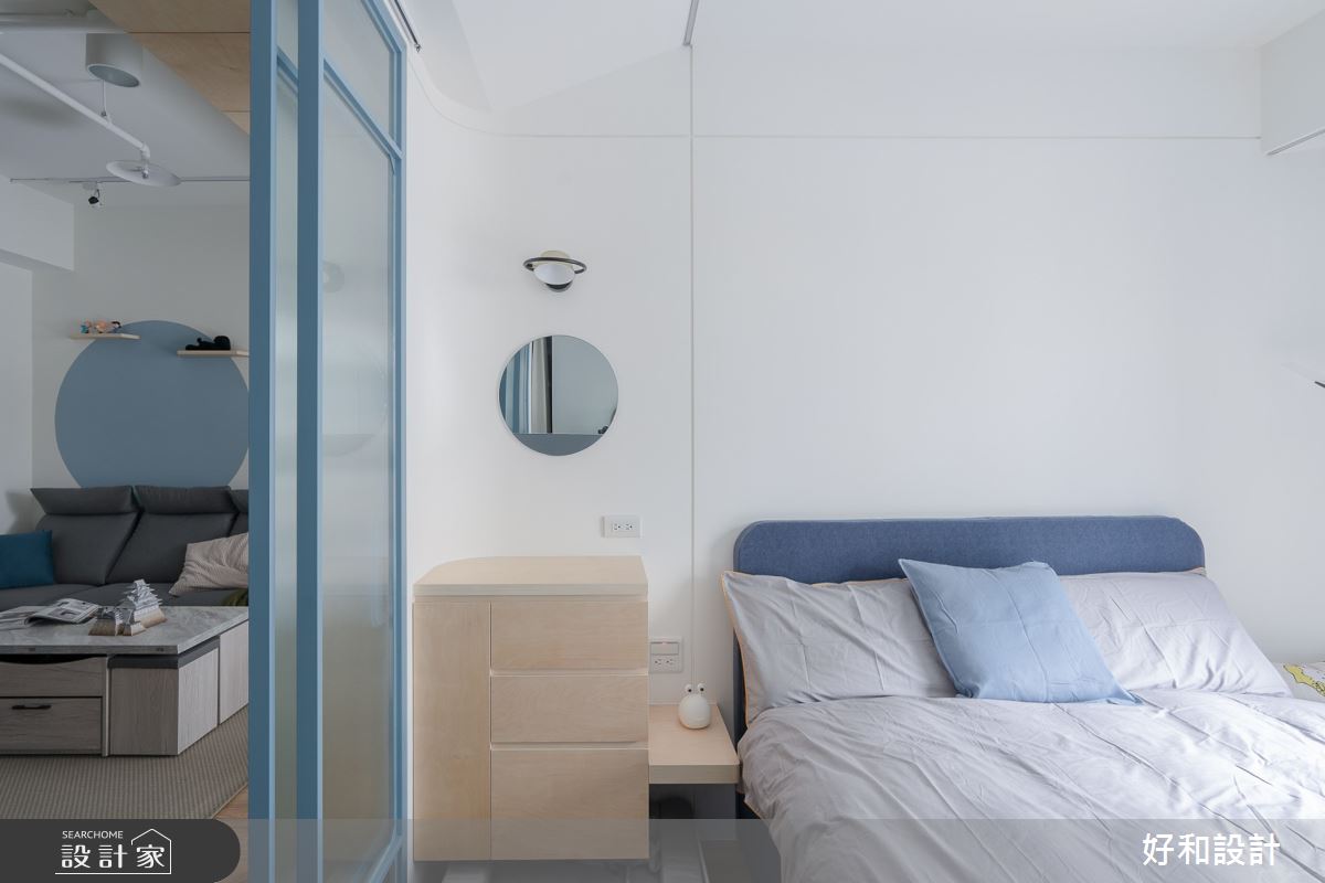 12坪新成屋(5年以下)＿北歐風客廳臥室案例圖片＿好和設計＿好和_日日之14