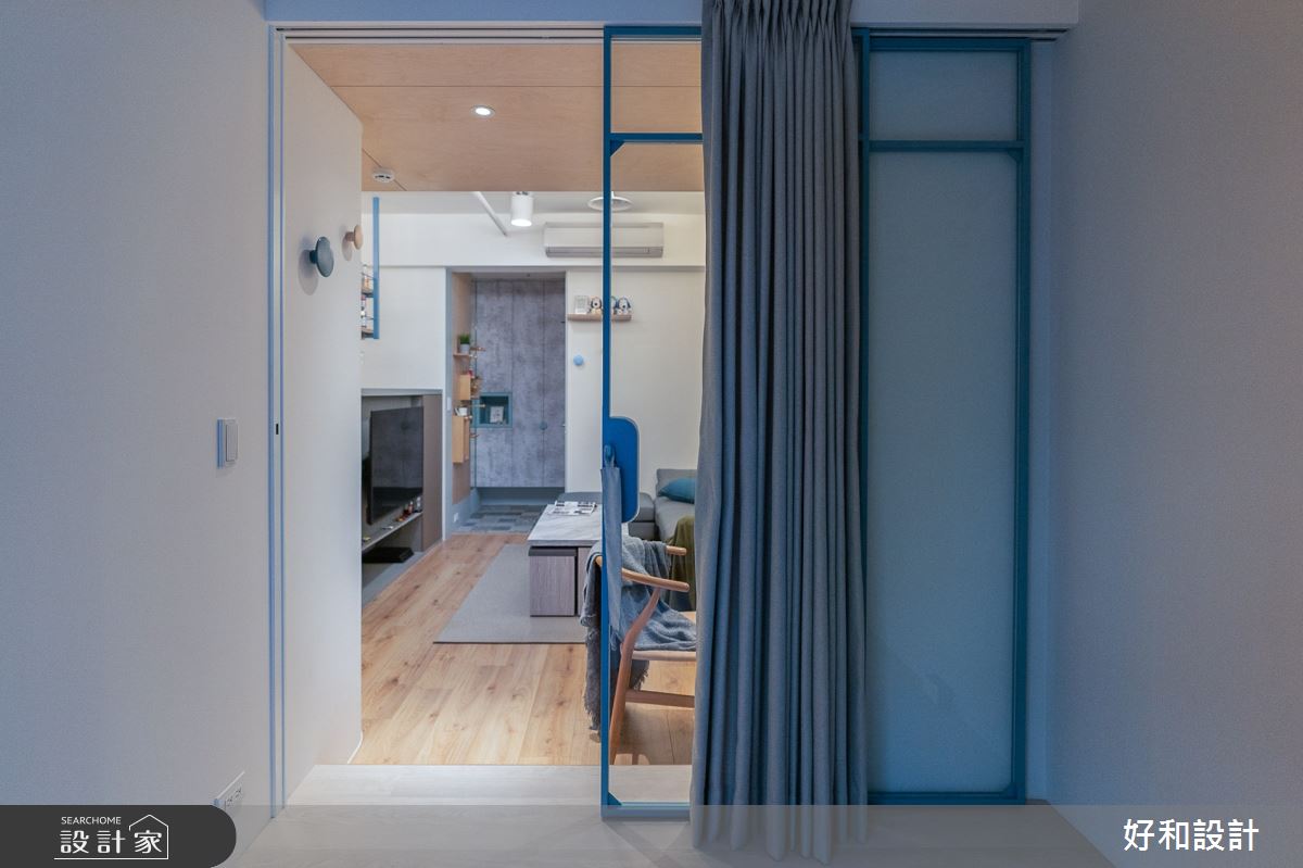12坪新成屋(5年以下)＿北歐風客廳多功能室案例圖片＿好和設計＿好和_日日之18