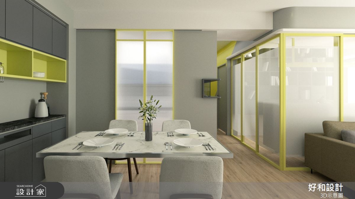 30坪中古屋(5~15年)＿混搭風餐廳案例圖片＿好和設計＿好和_青春之歌之7