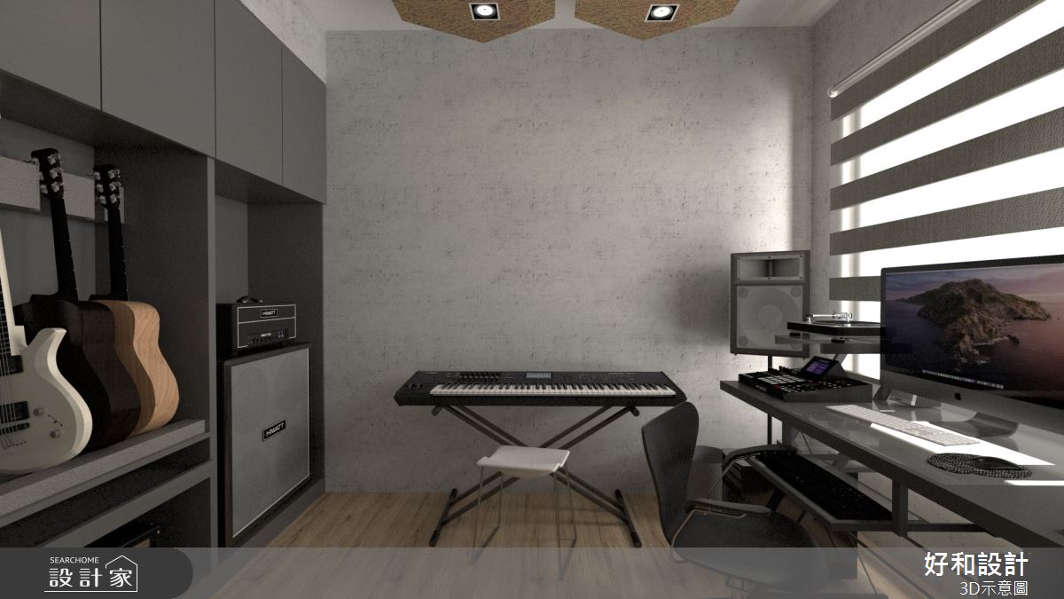 30坪中古屋(5~15年)＿混搭風工作區多功能室案例圖片＿好和設計＿好和_青春之歌之18