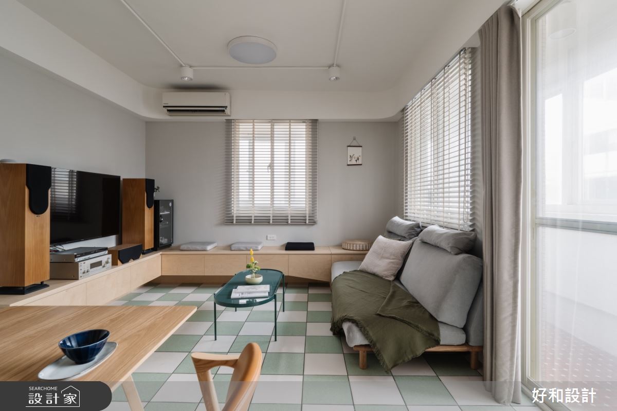 20坪老屋(41~50年)＿混搭風客廳案例圖片＿好和設計＿好和_咖啡之屋之4