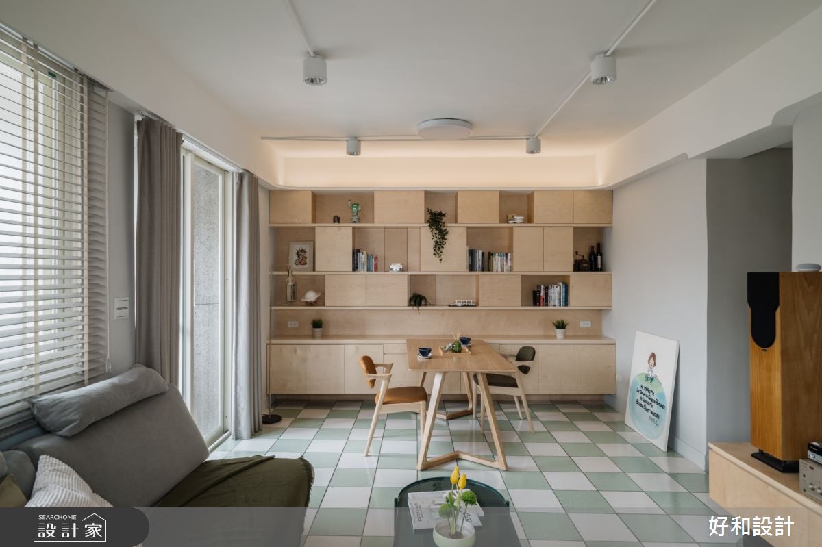 20坪老屋(41~50年)＿混搭風客廳案例圖片＿好和設計＿好和_咖啡之屋之6